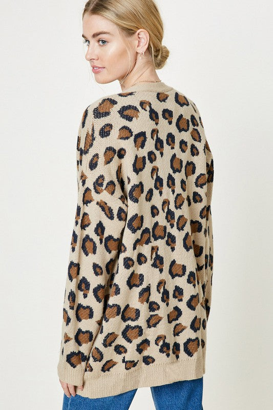 Leopard Cardigan – Weathers & Company