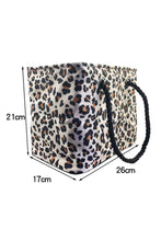 Leopard Waterproof Canvas Toiletry Bag