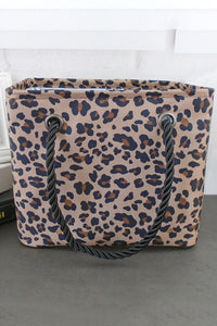 Leopard Waterproof Canvas Toiletry Bag