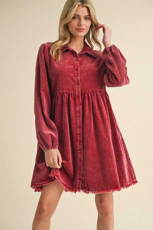 Corduroy Dress