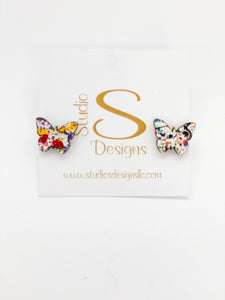 Studio S Designs - Butterflies  Kid's Earrings